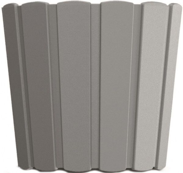 Горшок пластиковый Prosperplast Boardee Basic круглый 7л серый (25609-405) 