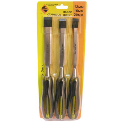Набор стамесок Энкор 10439 3 шт
