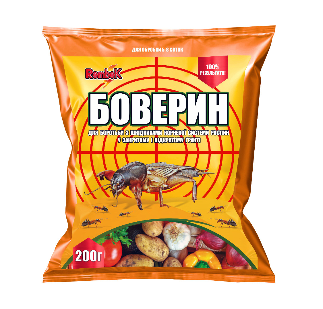 Інсектицид RembeK БОВЕРИН 200 г (висівки) — фото 1