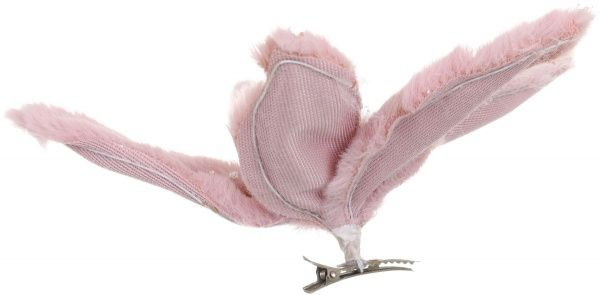 Декорация новогодняя Цветок 20 см розовый