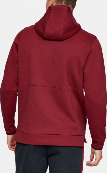 Джемпер Under Armour Athlete Recovery Fleece Graphic Hoodie 1344145-610 р. XL червоний