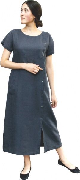 Платье Галерея льна Мирая р. 50 серый 0925/50/1381 