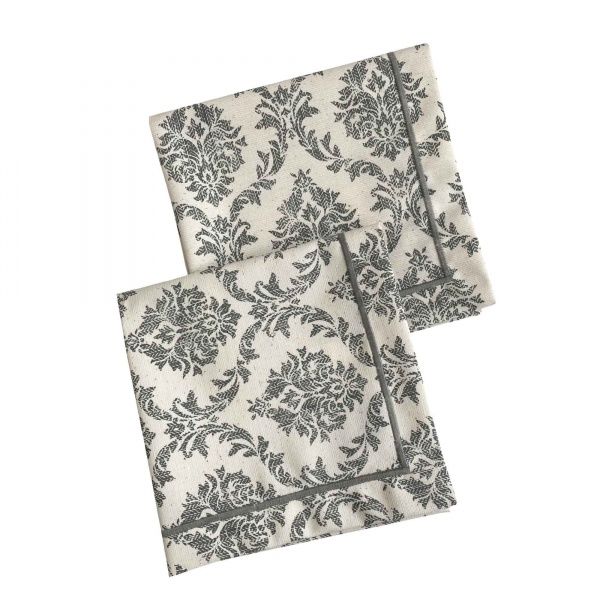 Серветка Прованс Avantime Версаль cірий 40x40 см 