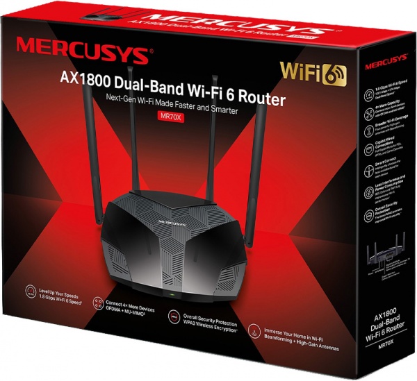 Wi-Fi-роутер Mercusys MR70X 