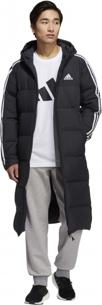 Пуховик Adidas 3ST LONG COAT H20760 р.S чорний