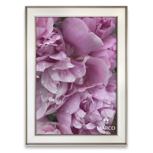 Рамка для фотографии со стеклом MARCO decor 2716 1 фото 15х20 см бежевый/золото 