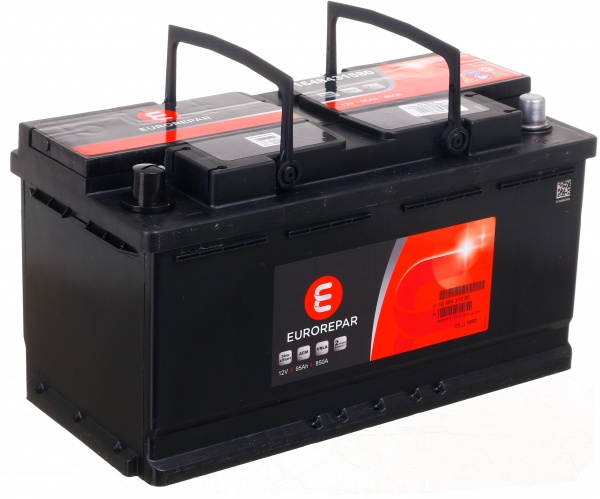 Аккумулятор автомобильный EUROREPAR 95Ah 850A 12V 1648431580 «+» справа (1648431580)