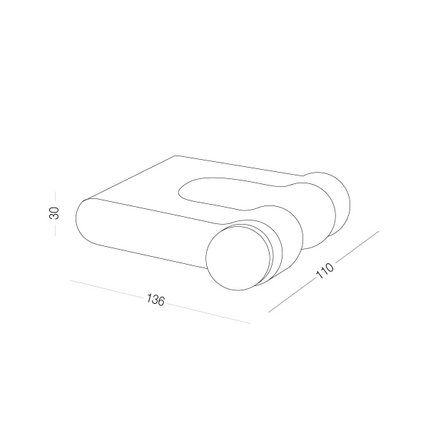 Тримач для фена MVM BP-32 white/black