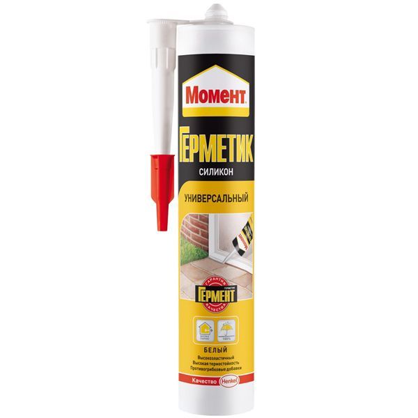 Герметик силіконовий Момент універсальний білий 280 мл
