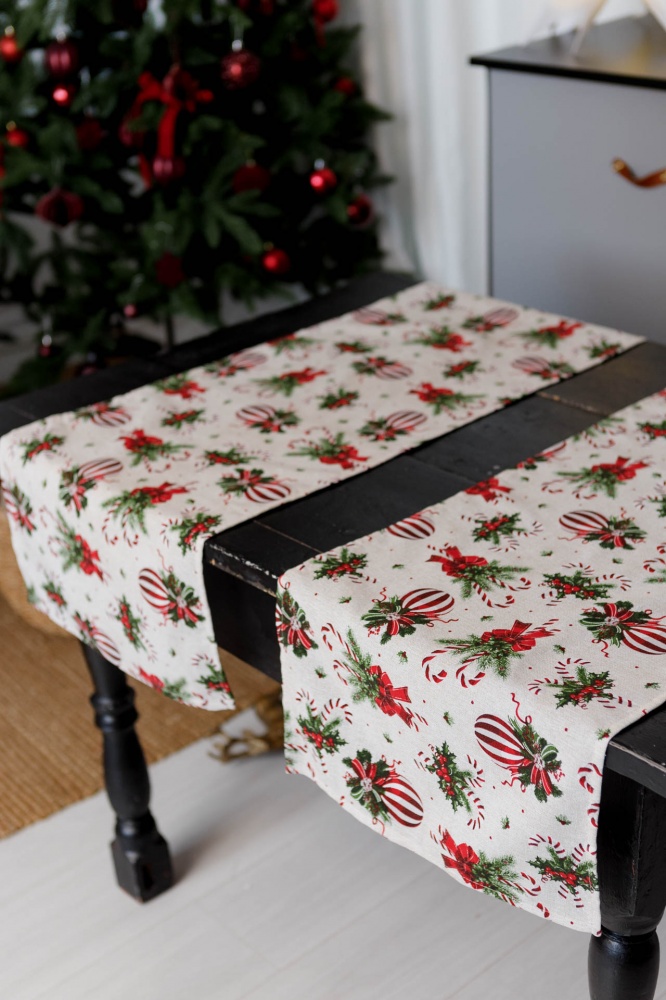 Раннер STRIPE BALLS 40x136 см Прованс