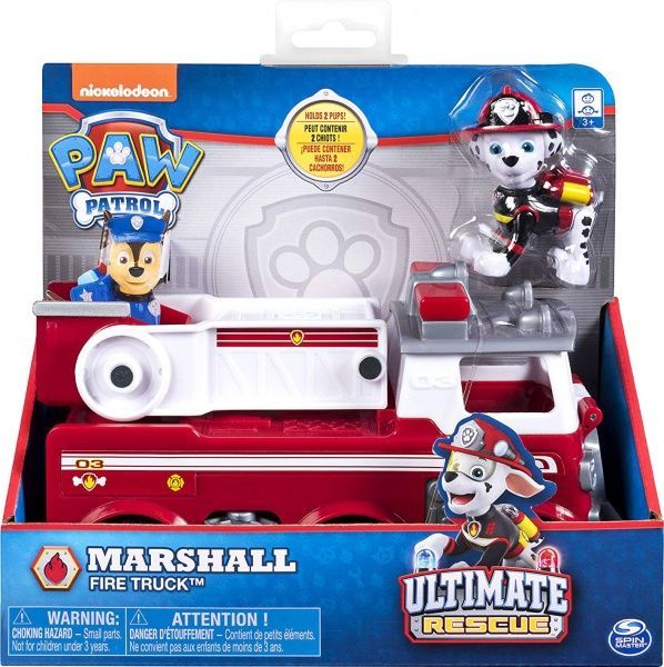 Ігровий набір Spin Master Цуценячий патруль: рятівний автомобіль з фігуркою Маршала серія Надзвичайна місія 