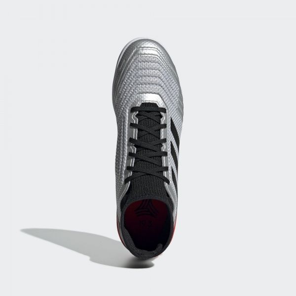 Бутсы Adidas PREDATOR 19.3 IN F35614 р. UK 9 серебристый