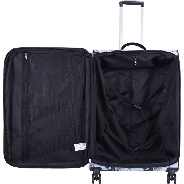 Чемодан Bagland Леон 90 л голубой 656 (0037966274) 