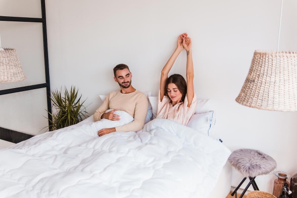 Ковдра бавовняна №1422 Royal Pearl Hand Made зима (2200001537149) 155x215 см MirSon