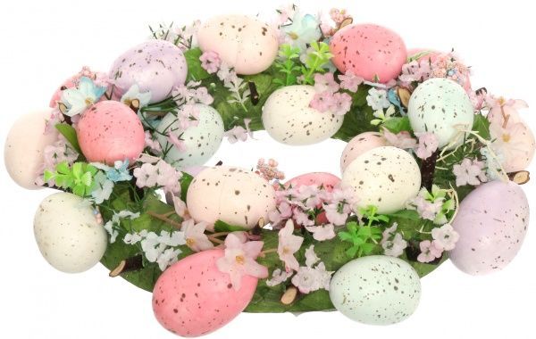 Венок пасхальный 30 см A50262B-1A