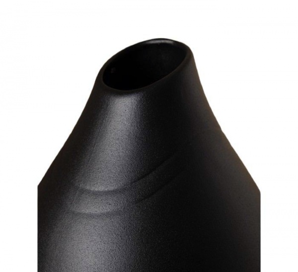 Ваза керамическая Nana ceramics Пайрус 28 см черный муар 