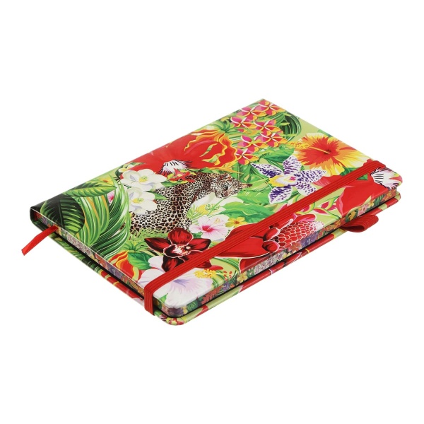 Блокнот недатований Exotic 96 арк. клітинка червоний Buromax A5