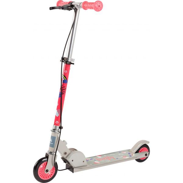 Самокат Firefly A 120 Brake сіро-рожевий 289656-900251