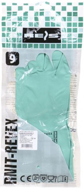 Перчатки Reis с покрытием нитрил L (9) RNIT-REVEX Z