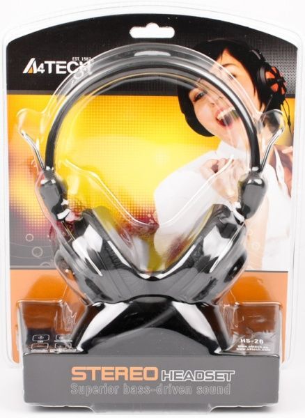 Навушники A4Tech HS-28-1 (Black) 