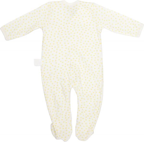 Комбинезон детский Bambinelli желтая звезда р.74 белый с рисунком 