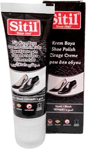 Крем для взуття Sitil в тубі 75 мл чорний