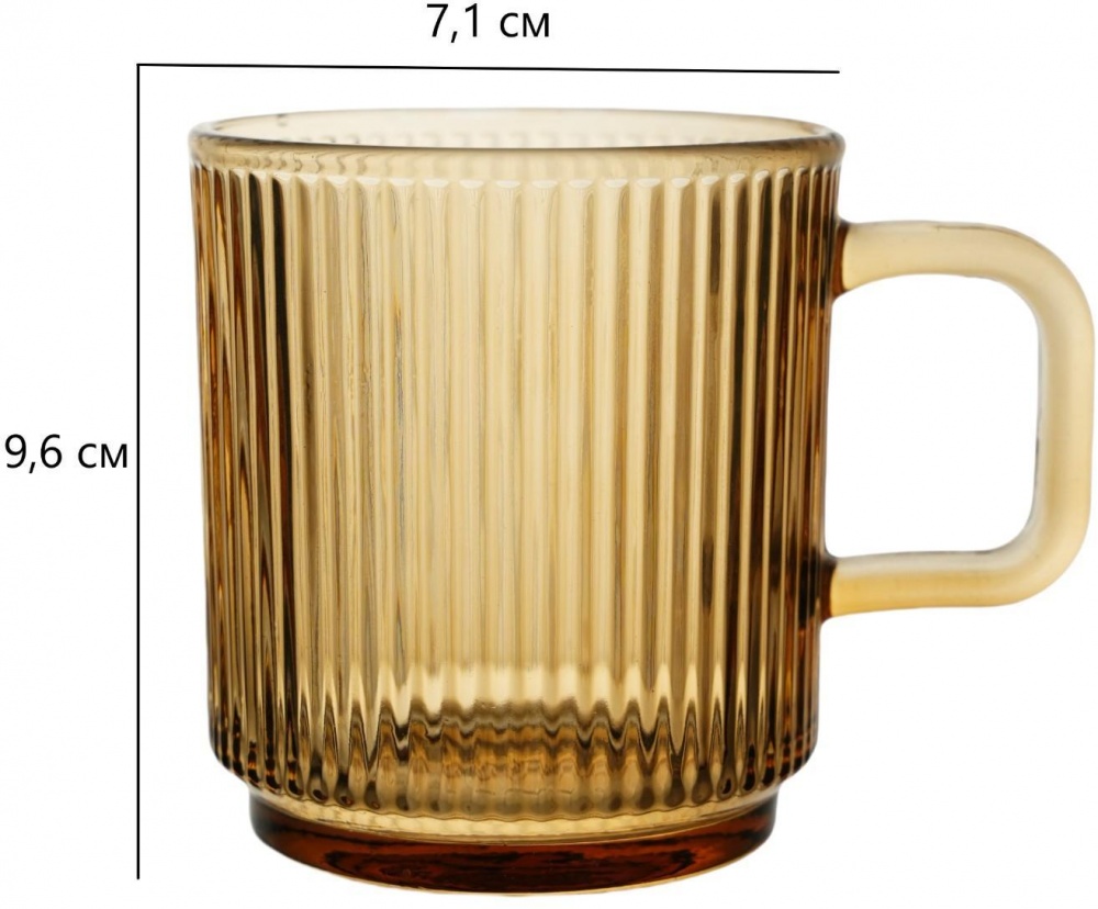 Чашка Luna Home 350 мл янтарный (KTM1150-S)
