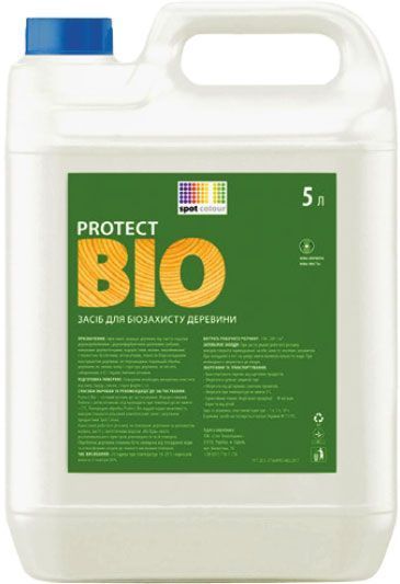 Просочення (антисептик) Spot Colour Protect Bio не створює плівки безбарвний 5 л