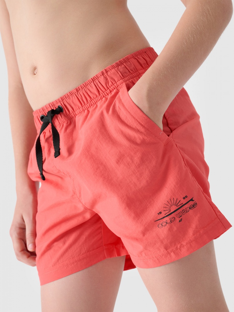 Шорти 4F BOARD SHORTS M117 4FJWSS25UBDSM117-63S р. 158/164 червоний