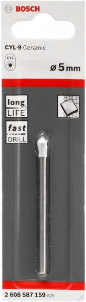 Свердло по плитці Bosch 5x70 мм 2608587159