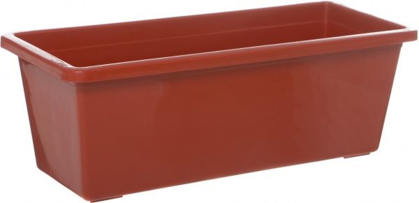 Ящик балконний Тарлев теракотовий B50 прямокутний 13,7л теракот (B50) 