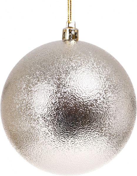 Набор елочных шаров рельефных d 100 мм 4 шт./уп.
