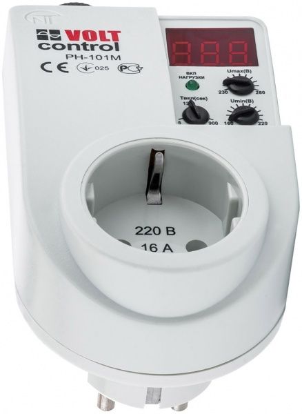 Реле напряжения  Volt Control 16 А РН-101М