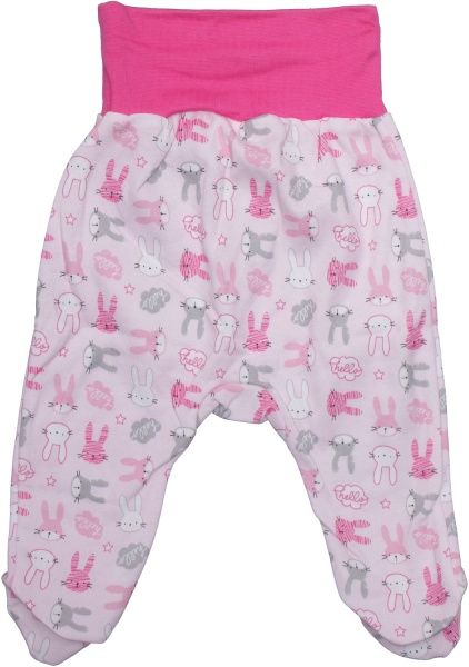 Повзунки для дівчаток Baby Veres Hello Bunny р.62 рожевий 