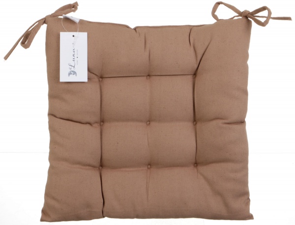 Подушка на стул Классик имбирная 37х37см Luna