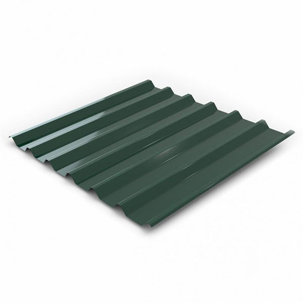 Профнастил глянцевий PSM H-35 1100x2000 мм RAL 6005 зелений