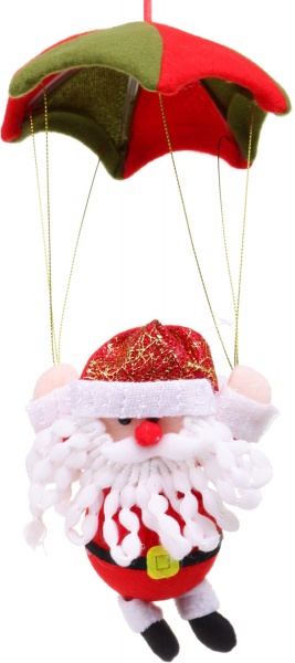 Декоративная подвеска Дед Мороз 22 см разноцветный HFW2001