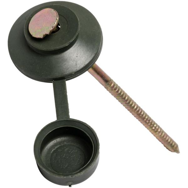 Гвозди для ондулина 3.2x70 мм 100 шт зеленый