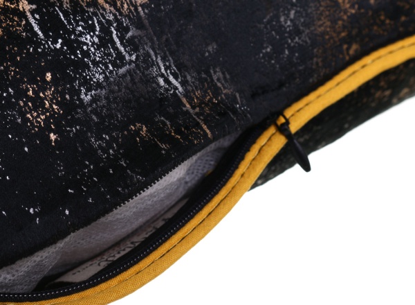 Подушка декоративная велюр 45x45 см черный La Nuit 