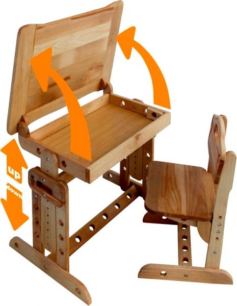 Парта-трансформер ArinWOOD Совушка 04-100