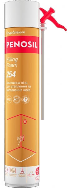 Пена монтажная PENOSIL Filling Foam 254 пена монтажная трубочная 750 мл 