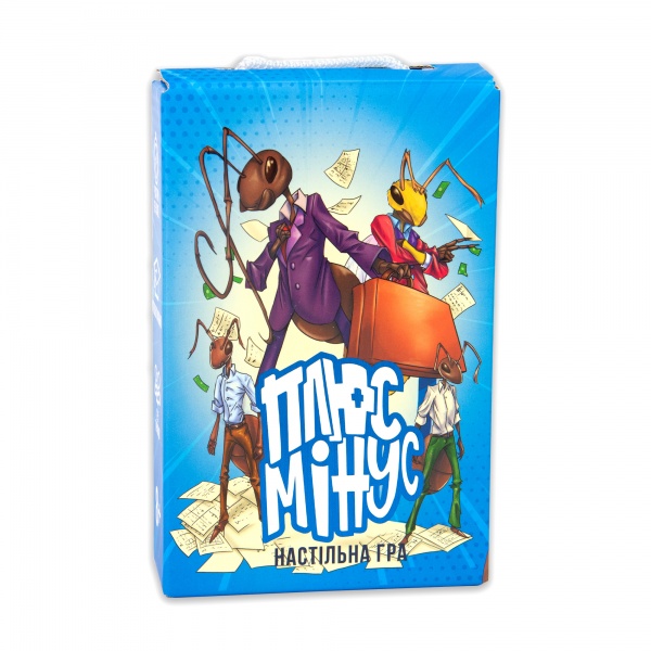 Гра карткова Strateg Плюс Мінус 30292