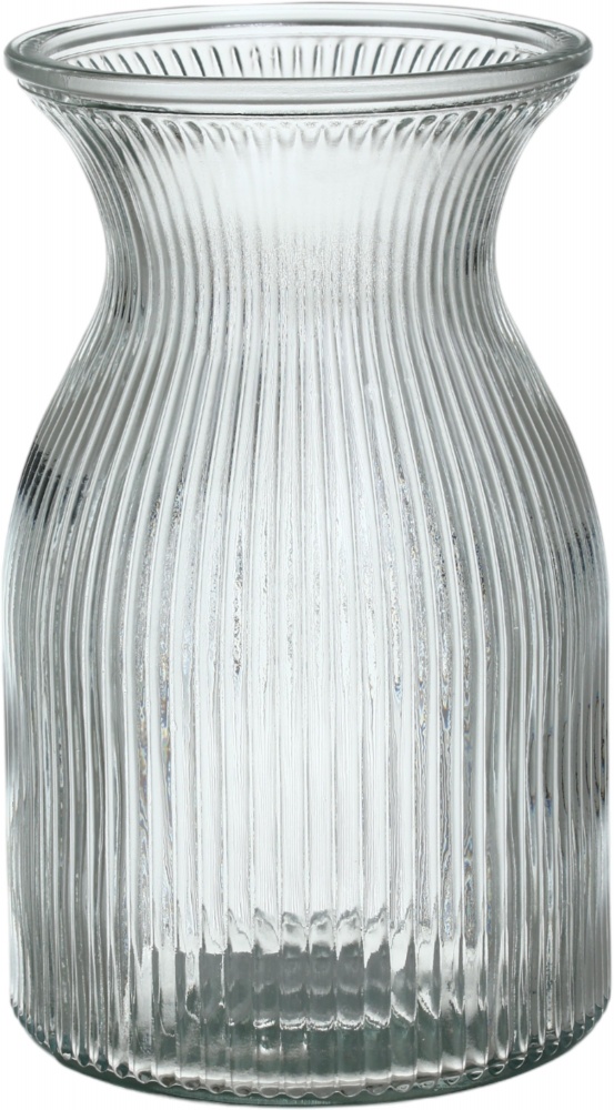 Ваза стеклянная Sensio Lines 20 см прозрачная 20 vertical stripes