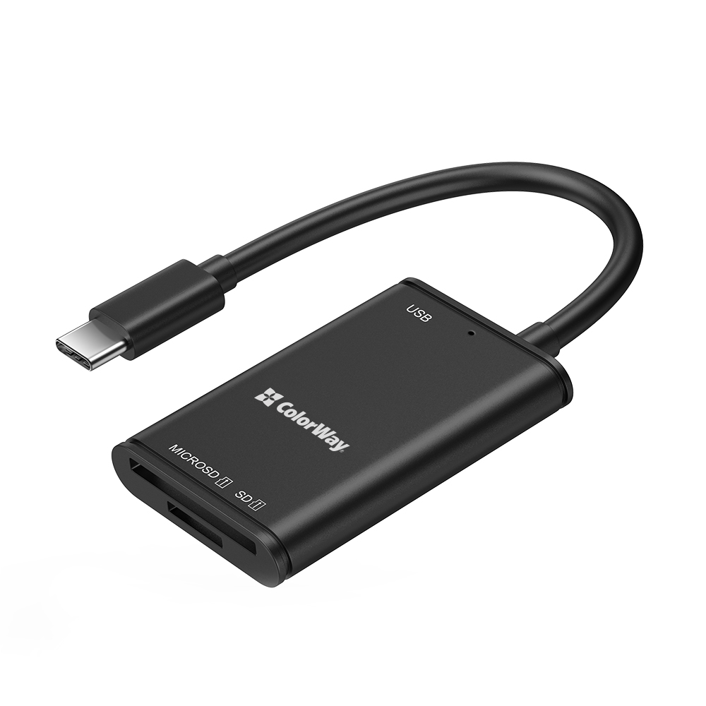 Кардрідер ColorWay USB-C to USB 3.0/SD/MicroSD (CW-CR-02)