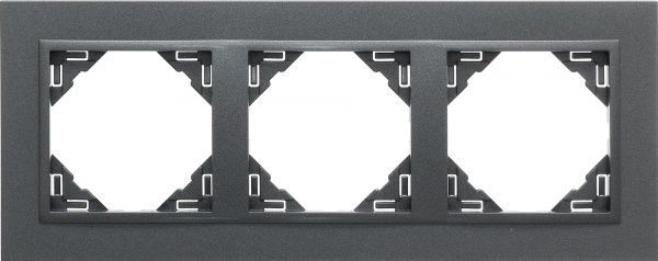 Рамка Efapel Animato Logus графит 90930 TSS