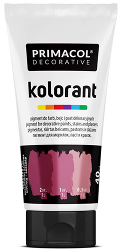 Колорант PRIMACOL DECORATIVE Барвник бургунд 40 мл
