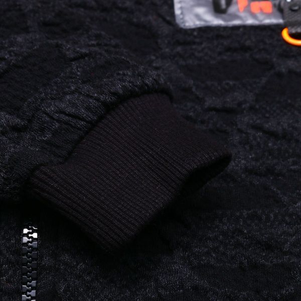 Світшот ALG для хлопчика р.128 чорний із помаранчевим 321400 