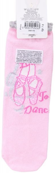 Носки для девочек ARTI 200179 р.7-8 розовый 
