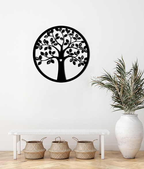 Панно PN210 дерево 56x56 см коричневый 