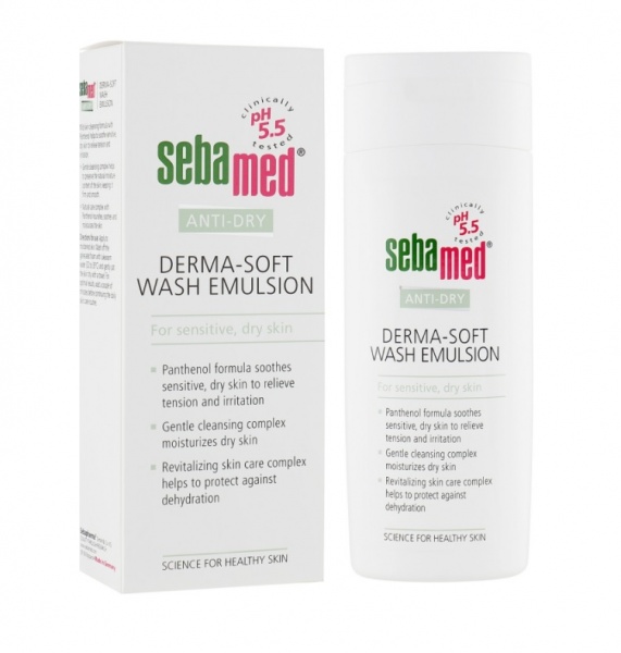Очищувальний засіб Sebamed для сухої та чутливої шкіри 200 мл